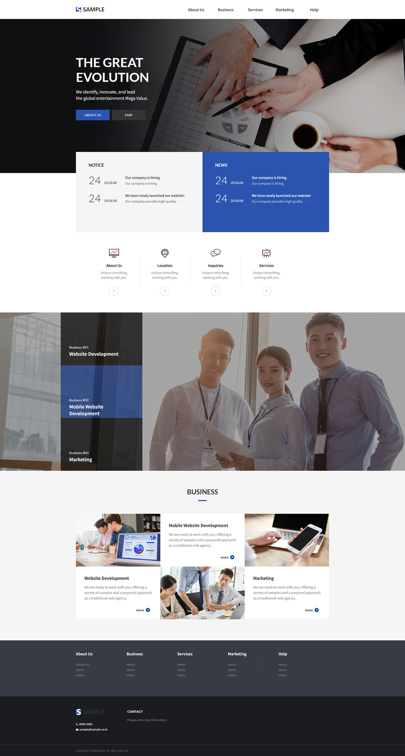 IT Business Website Agency HTML Template