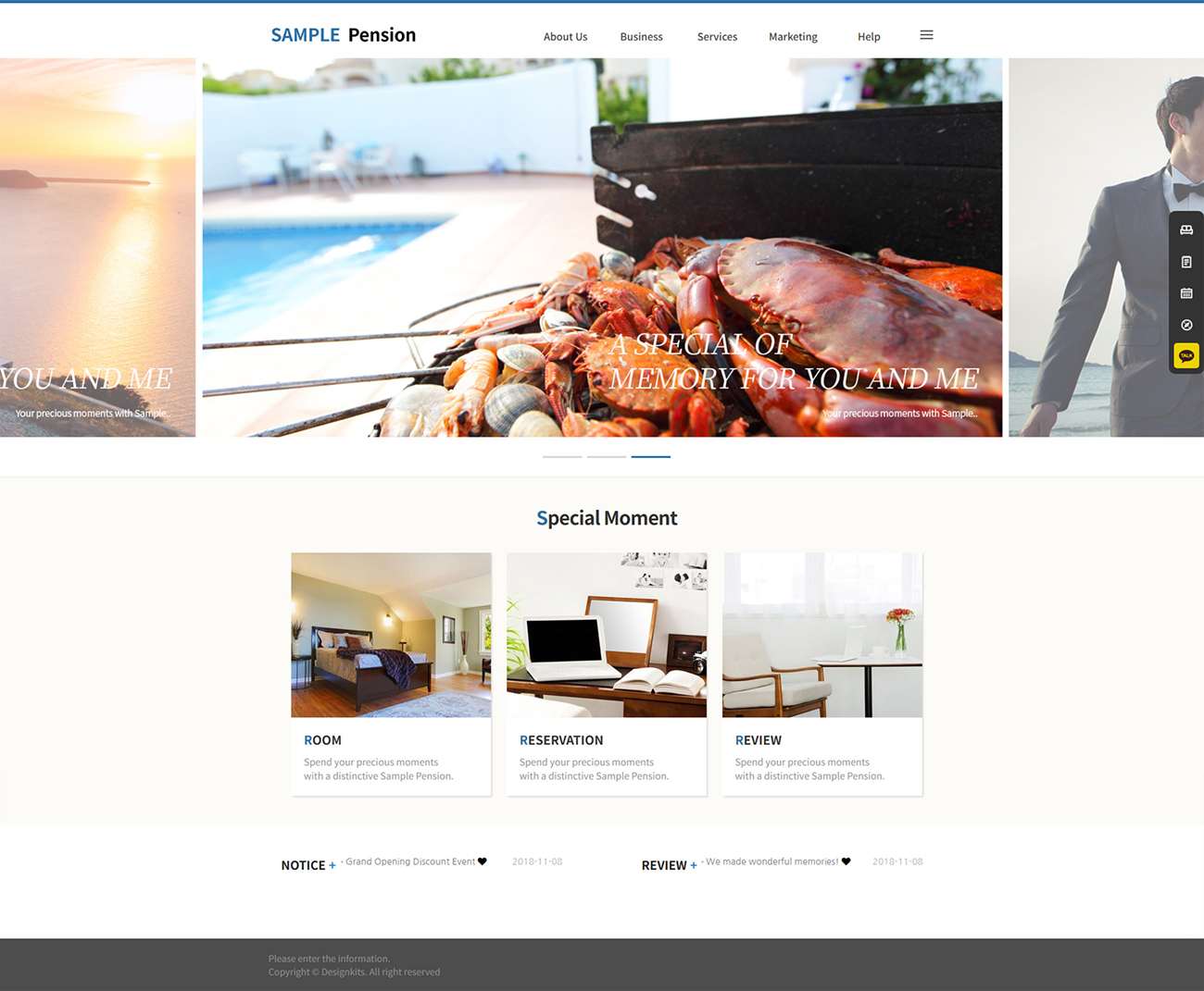 Accommodation & Vacation Rental Website HTML Template