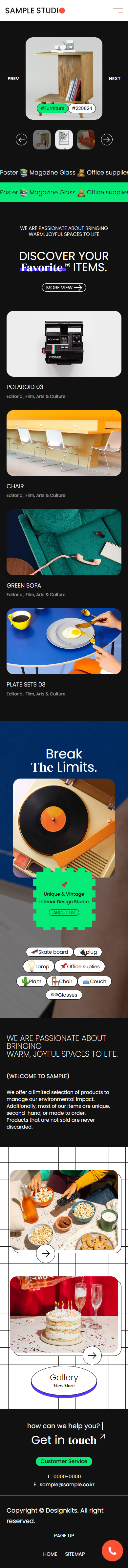 Lifestyle Concept Store & Interior HTML Template mobile product image