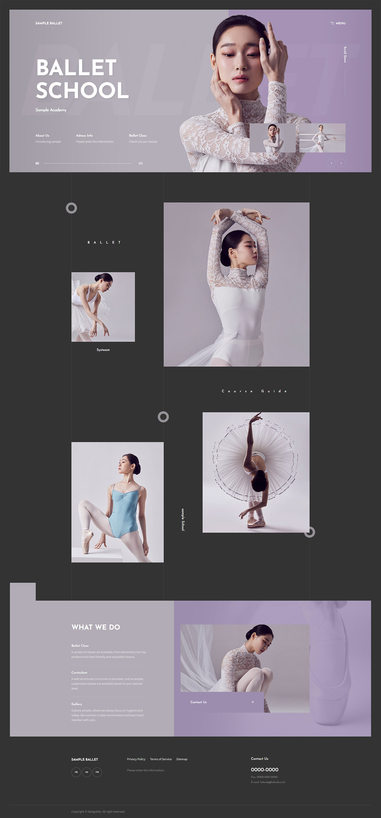 Ballet School & Dance Academy HTML Template