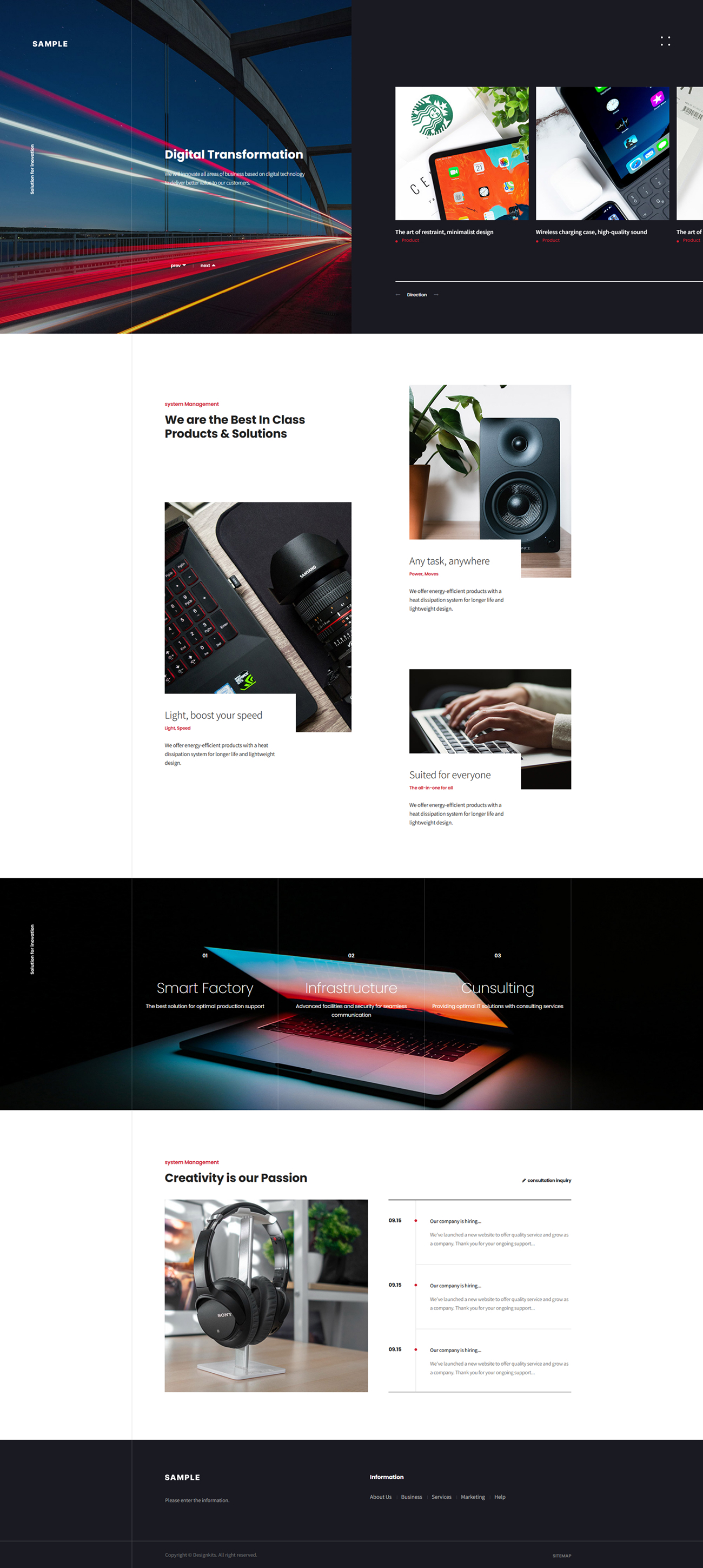 Digital Transformation Corporate HTML Template