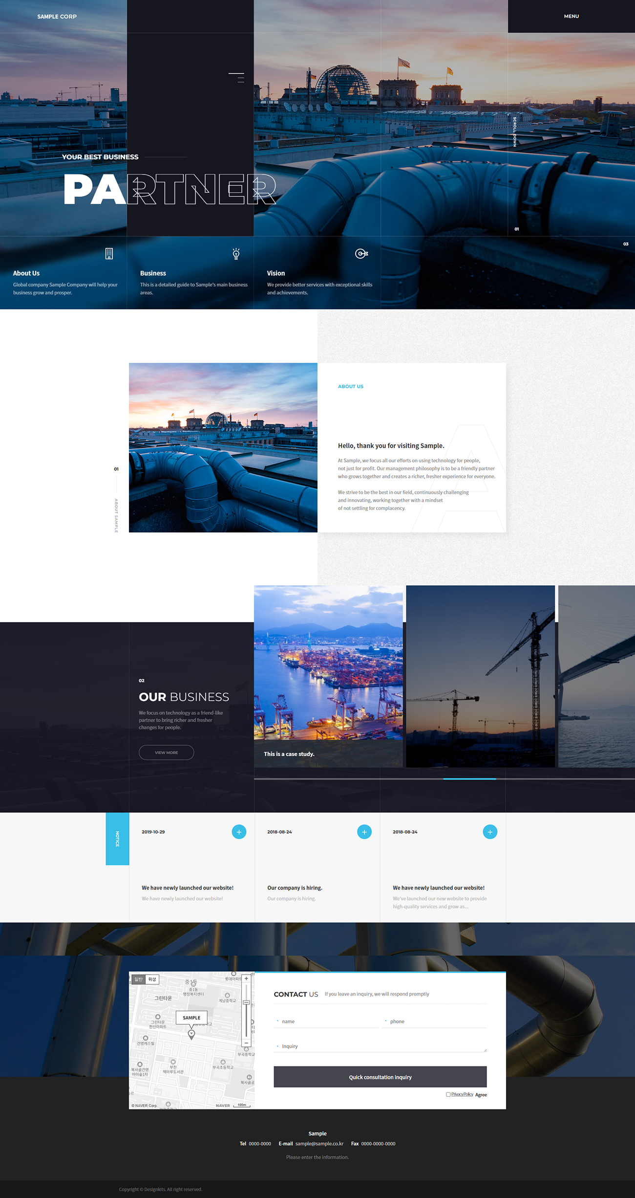 Corporate Business Partner HTML Template