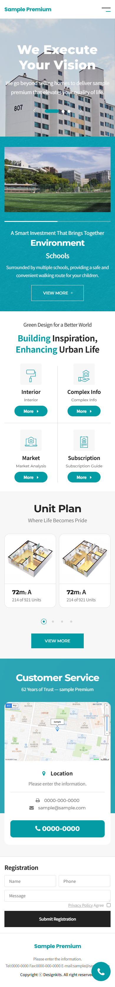 Premium Apartment & Real Estate HTML Template mobile product image