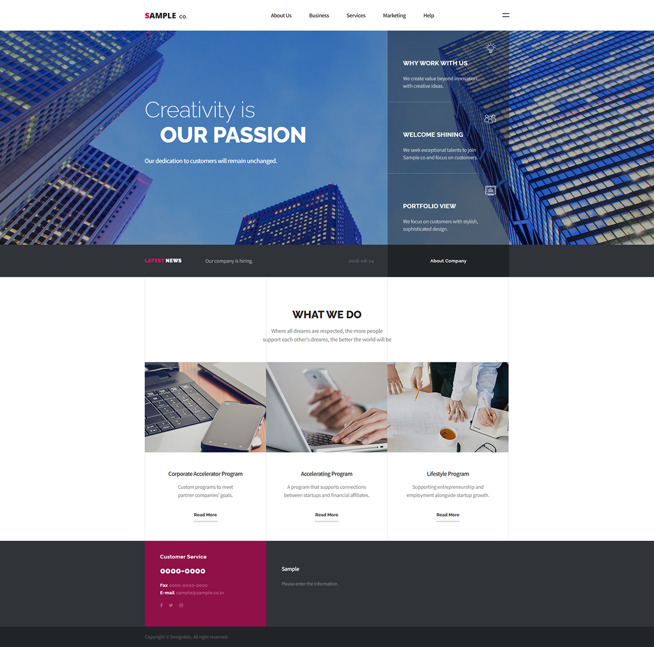 Corporate Business & Enterprise Website HTML Template