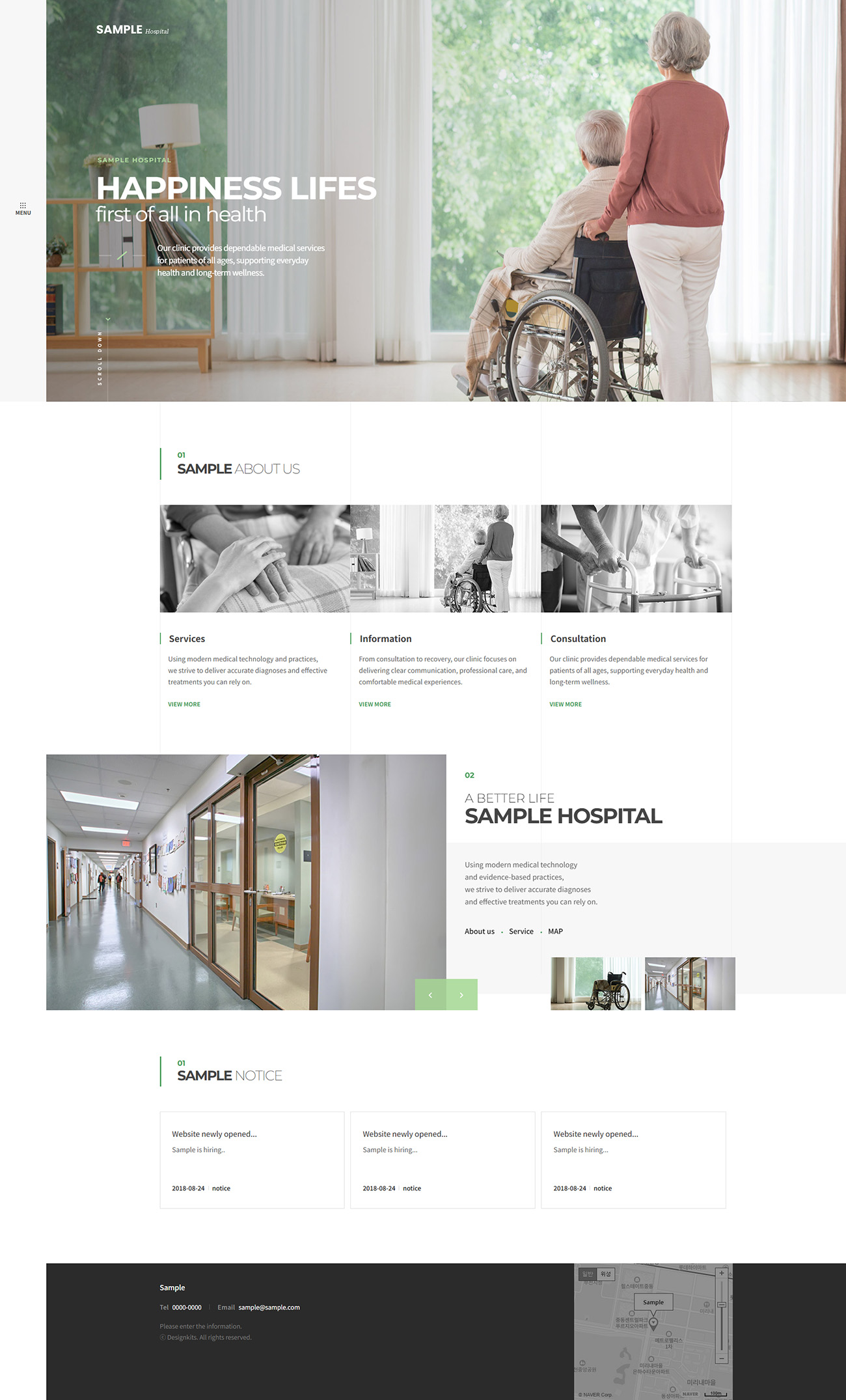 Hospital Website Template & Medical Care HTML