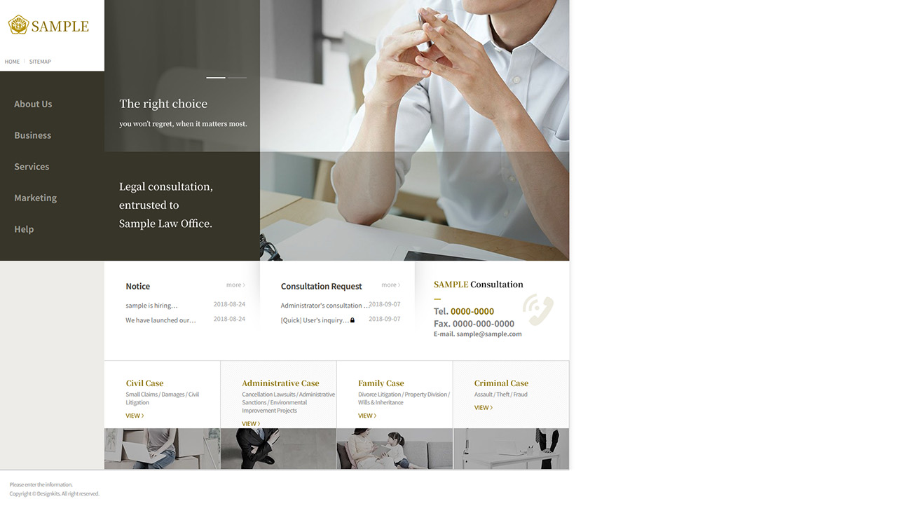 Premium Law Firm & Legal Consultation Website HTML Template